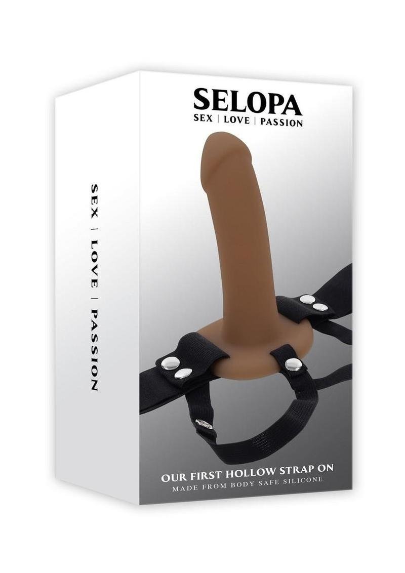 Selopa Our First Hollow Strap-On – Chocolate