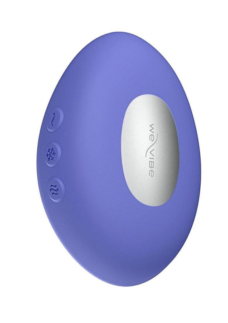 We-Vibe Temp Heating and Cooling Rechargeable Silicone Lay-on Vibrador - Lavender Blue - Imagen 2