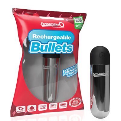 Screaming O Rechargeable Bullets - Siliver