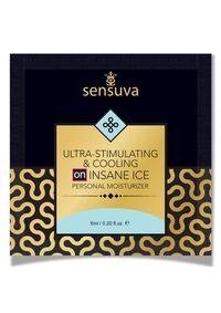 Sensuva Ultra Stimulating & Cooling On Insane Ice Hybrid Lubricante .2oz