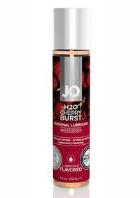 JO H2O Water Based Personal Flavored Lubricante intimo Cherry Burst 1oz