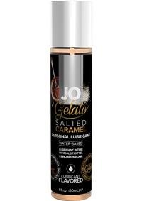 JO Gelato Water Based Flavored Lubricante intimo Salted Caramel 1oz