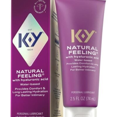 KY Hydrate Natural Feeling Moisturizing Water Based Lubricant with Hyaluronic Acid 2.5oz