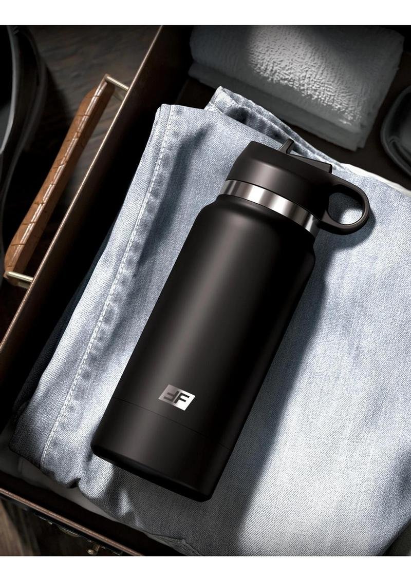 Masturbador Pipedream Products - PDX Plus Fap Flask Thrill Seeker Stroker - Frosted/Black - Imagen 4