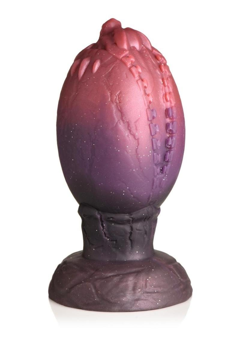 Creature Cocks Dragon Hatch Silicone Egg plug anal - Large - Multicolor - Imagen 2