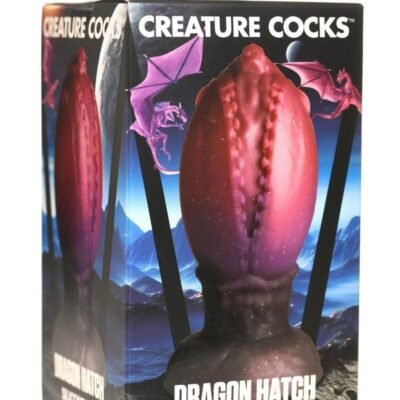 Creature Cocks Dragon Hatch Silicone Egg plug anal - Large - Multicolor