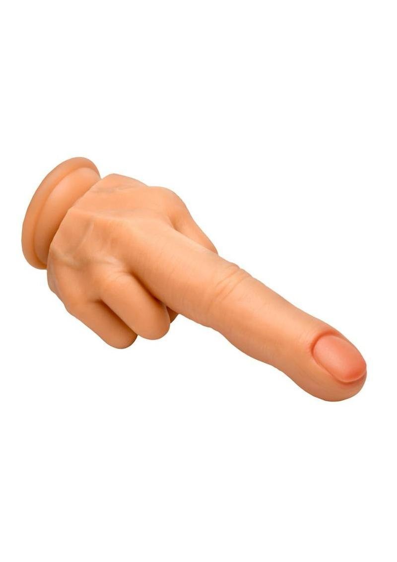 Master Series Finger Silicone Dildo - Vanilla - Imagen 3