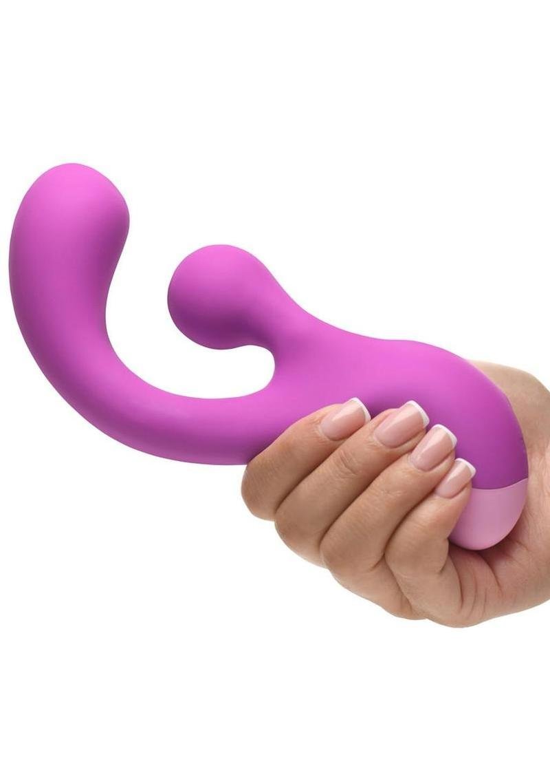 Bang! Gyro Rabbit Recargable Silicone Vibrador - Purple - Imagen 2