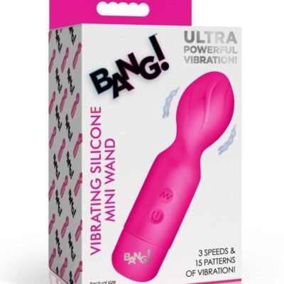 Bang! 18X Vibrador Silicone Mini Wand - Pink