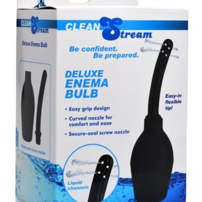 CleanStream Deluxe Enema ducha- Black
