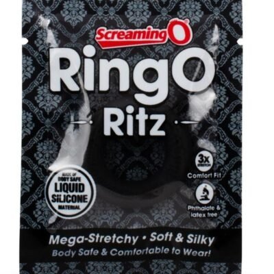 RingO Ritz Individual anillo Silicone - Black