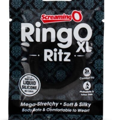 RingO Ritz XL Individual anillo Silicone - Black