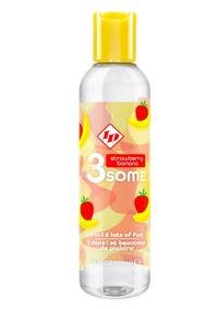 Lubricante íntimo ID Lubricants - ID 3 Some 3-in-1 Multi Use Flavored Lubricant Strawberry Banana 4oz