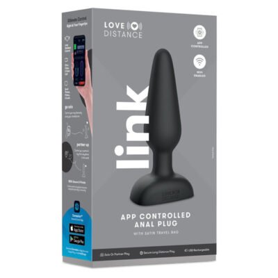 Love Distance Link App Controlled Anal Plug