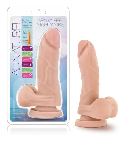 Au Naturel Mighty Mike Dildo realistico 5in - Vanilla