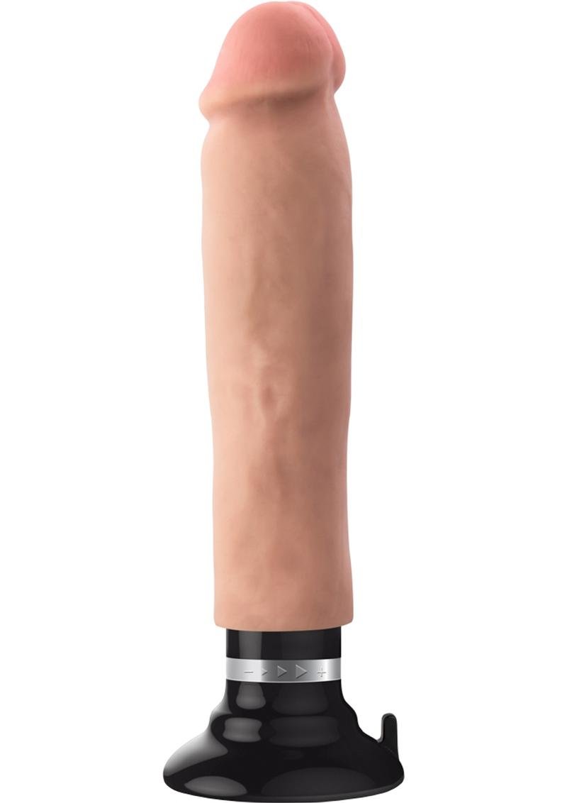 Au Naturel Sensa Feel Magnum Vibrating Dildo 11in - Vanilla - Imagen 2