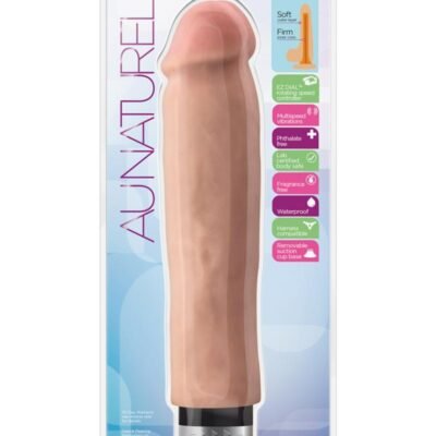 Au Naturel Sensa Feel Magnum Vibrating Dildo 11in - Vanilla