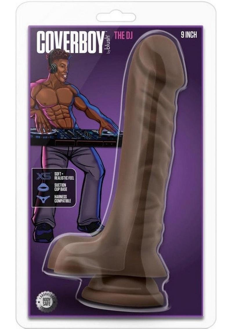 Coverboy The DJ Dildo 9in - Chocolate