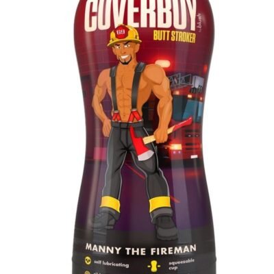 Coverboy Manny The Fireman Self Lubricating Anal Pocket Stroker - Caramel