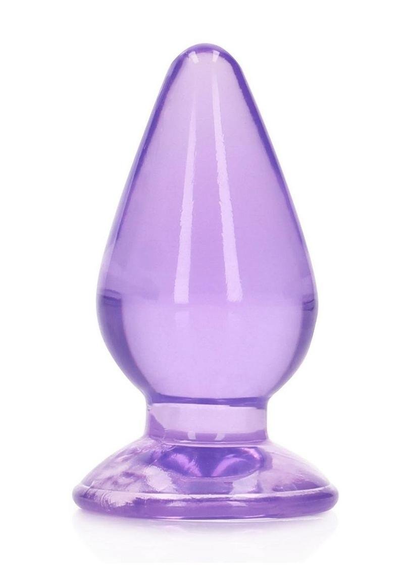 RealRock Crystal Clear Anal Plus 4.5in - Purple - Imagen 2