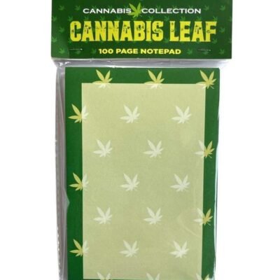 Cannabis Leaf Notepad