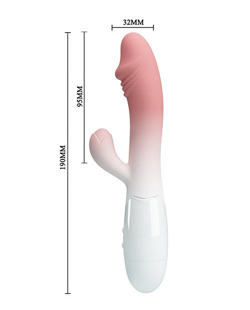 Pretty Love Snappy - Vibrador Rabbit de Doble Estimulación 7.5" - Rosa - Imagen 4