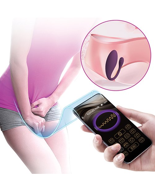 Pretty Love Dora - Vibrador de Pareja con App - Morado - Imagen 5