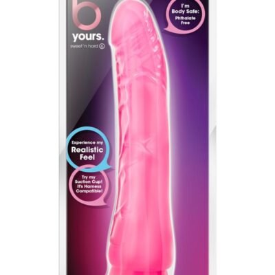 B Yours Sweet N' Hard 6 Dildo 8.5in - Pink