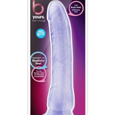 B Yours Sweet N' Hard 6 Dildo 8.5in - Purple