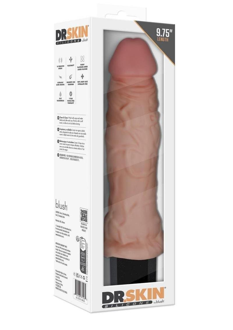 Dr. Skin Dr. Webber Vibrating Dildo 9.75in - Vanilla
