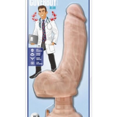 Coverboy Doctor Love Dildo with Balls 10.25in - Vanilla