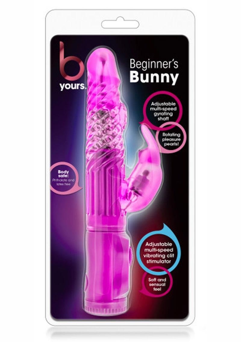 Blush B Yours Beginner's Bunny - Vibrador Conejo de Doble Estimulación 8.75" - Rosa
