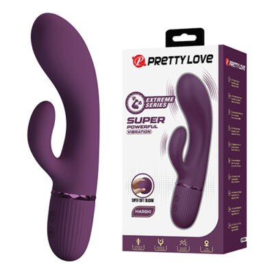 Pretty Love Margie - Vibrador Rabbit de Doble Estimulación - Morado