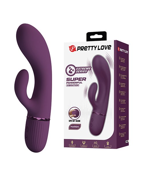 Pretty Love Margie - Vibrador Rabbit de Doble Estimulación - Morado