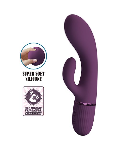 Pretty Love Margie - Vibrador Rabbit de Doble Estimulación - Morado - Imagen 2