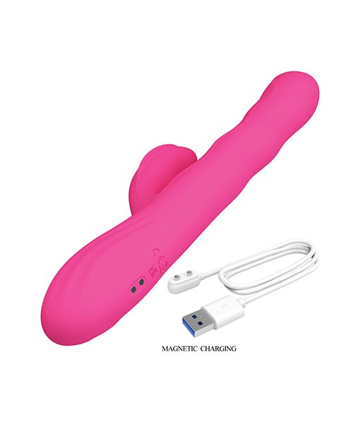 Pretty Love Winters Vibrador Rabbit Multifunción con Pantalla LED 9,9″ Rosa - Imagen 7