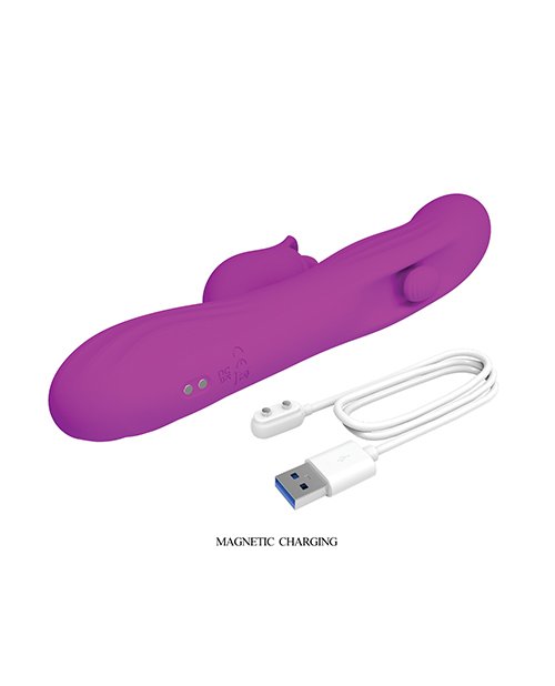 Pretty Love Yalanda Vibrador Rabbit Oscilante 9.4″ Morado - Imagen 7