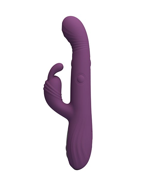 Pretty Love Dee Vibrador Rabbit Multifunción con Pantalla LED 9,4″ Morado - Imagen 4