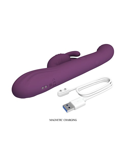 Pretty Love Dee Vibrador Rabbit Multifunción con Pantalla LED 9,4″ Morado - Imagen 8