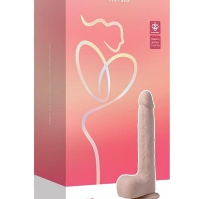Luis App Controlled Real Thrusting Rechargeable Silicone Dildo w