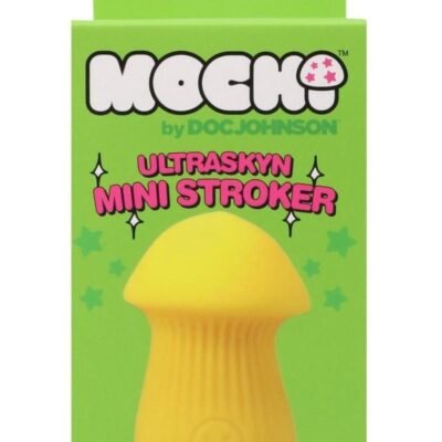 Doc Johnson Mochi ULTRASKYN Mini Stroker – Masturbador Masculino Amarillo