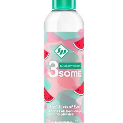 3some 3-in-1 Lubricant - Watermelon - 4 Fl. Oz.