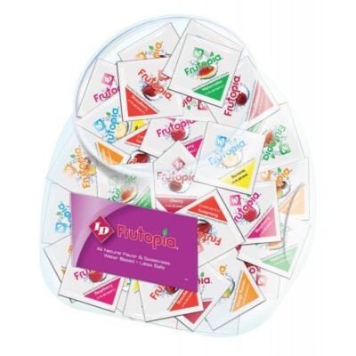 ID Frutopia – Lubricante Íntimo Saborizado a Base de Agua 0.14 oz – Sabores Surtidos