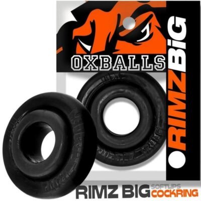 Oxballs Rimz Big Single Cock Ring - Black