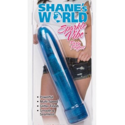 Shane's World Sparkle Vibrator - Blue