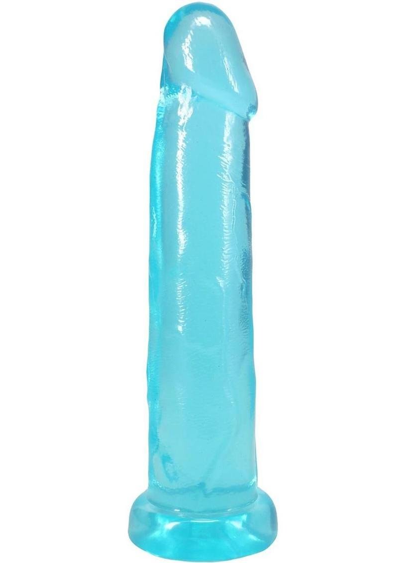 Doc Johnson Crystal Jellies - Dildo RealĂstico 9" - Verde azulado - Imagen 2